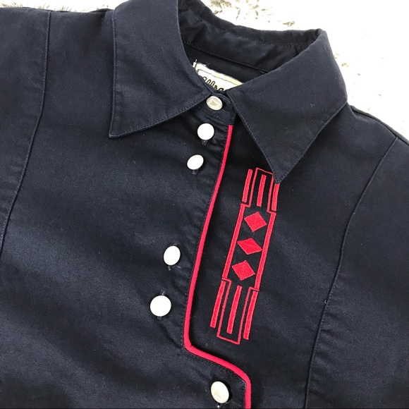 Vintage Wrangler Western Wear Rodeo Button Down Shirt EUC - Picture 3 of 8